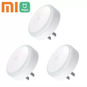 Xiaomi Mijia подключите ночник с датчиком сенсорного режима ночник для дома, коридора, спальни, светильник с низким энергопотреблением