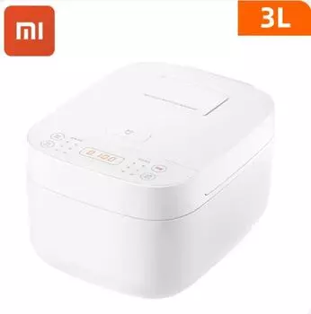 XIAOMI MIJIA Rice Cooker C1 Rice Pan 3L Smart 24h Booking Cake Multi-function Cooking Soup Home Kitchen Appliances белый