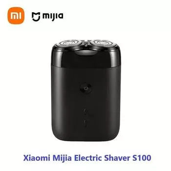 Xiaomi Mijia S100 Электробритва для мужчин Водонепроницаемая портативная бритва USB Перезаряжаемая бритва Электрическая мужская бритва для бороды Xiaomi