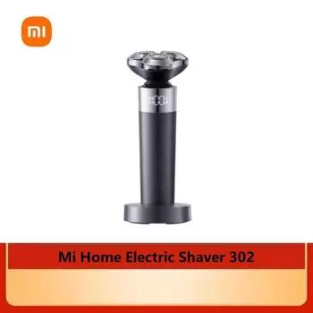 Xiaomi MIJIA S302 Электробритва Мужская машинка для бритья бороды Портативная гибкая бритва IPX7 Моющаяся машинка для сухого и влажного бритья shavers200