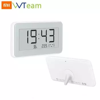 Xiaomi Mijia Smart Температура Влажность Pro Электронные цифровые часы E-link Термометр Измеритель влажности Работа Mi Home Without Battery белый