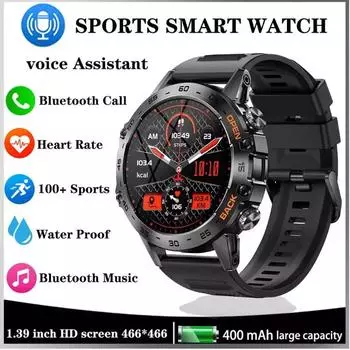 Xiaomi Mijia Smart Watch Bluetooth Calls Voice Assistant Fitness Men s Smartwatch Waterproof Health Monitoring Electronics Watch
