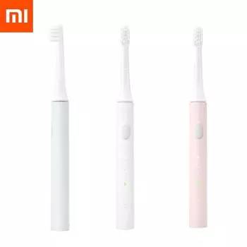 Xiaomi Mijia T100 Sonic электрическая зубная щетка для взрослых Водонепроницаемая ультразвуковая автоматическая USB перезаряжаемая зубная щетка белый