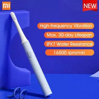 Xiaomi Mijia T100 Sonic Электрическая зубная щетка для взрослых Ультразвуковая автоматическая зубная щетка USB Перезаряжаемая