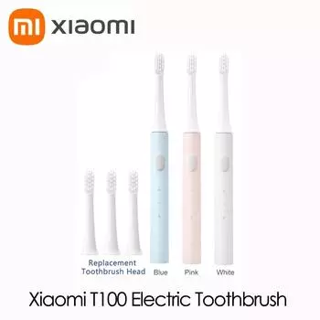 XIAOMI MIJIA T100 Sonic Электрическая зубная щетка Беспроводная USB аккумуляторная зубная щетка Водонепроницаемая ультразвуковая автоматическая зубная щетка
