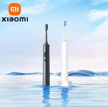 XIAOMI MIJIA T501 Sonic Электрическая зубная щетка USB Перезаряжаемая ультразвуковая зубная щетка для отбеливания зубов IPX7 Водонепроницаемая зубная щетка
