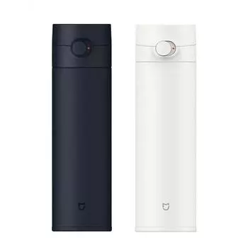Xiaomi mijia Water Cup 2, 480 мл, термос, сохраняет тепло/холодную чашку, портативный, из нержавеющей стали 316L, дизайн с замком, открывается одной рукой