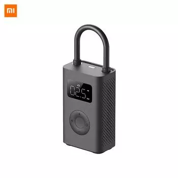 Xiaomi Mini Portable Air Pump 2 Электрический воздушный компрессор Mijia Treasure Type-C, многофункциональный насос, цифровой датчик давления в шинах