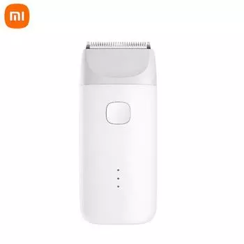 Xiaomi MiTu детская машинка для стрижки волос USB перезаряжаемая безопасная IPX7 водонепроницаемая электрическая бритва для волос с бесшумным двигателем для детского домашнего парикмахера белый