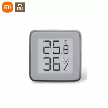 Xiaomi MMC E-ink экран умный термометр гигрометр Bluetooth дисплей цифровой измеритель влажности датчик температуры и влажности чёрный