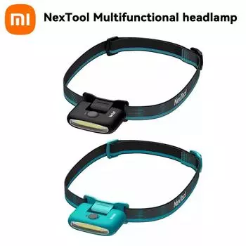 Xiaomi NexTool Multifunctional Headlights with Long Battery Life Type-C Rechargeable Waterproof Super Bright LED Head-mounted Running Night Light