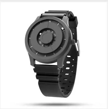 Xiaomi НОВЫЕ МАГНИТНЫЕ ЧАСЫ С БЕГУЩИМ ШАРИКОМ - Водонепроницаемые Кварцевые Часы с Уникальным Дизайном без Стрелок - Спортивные Часы с Силиконовым Ремешком