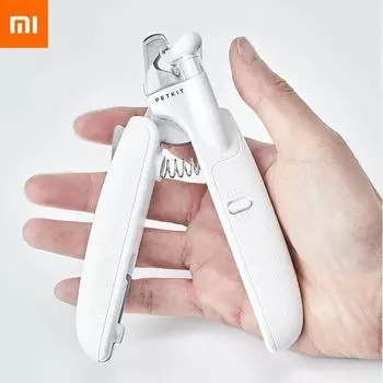 Xiaomi PETKIT Ножницы для стрижки ногтей для собак и кошек, машинки для стрижки когтей для домашних животных, ножницы для стрижки ногтей для кошек со светодиодной подсветкой, триммер для ногтей, косметические принадлежности