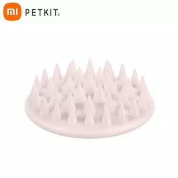 Xiaomi PETKIT щетка для ухода за кошками для линьки и ухода за шерстью, не царапающая, нежная силиконовая массажная расческа для домашних животных, собаки, кошки, пайны розовый