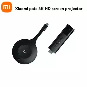Xiaomi Проектор Pat 4K HD Wireless Netless Ultra HD 5G Transmission TV Notebook Display чёрный