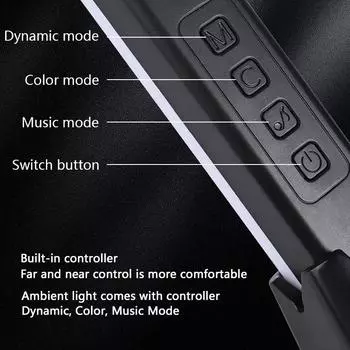 Xiaomi RGB Pickup Night Light Bar USB LED Smart Remote Control Music Rhythm Lamp Ambient Light Gaming Game Desktop Decoration