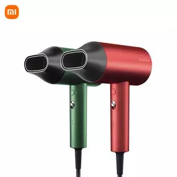 Xiaomi ShowSee Анионовый фен с постоянной температурой Nanoe Water Ion Care Professinal Quick Dry 1800 Вт Портативный фен зелёный