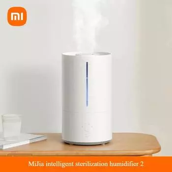 Xiaomi Smart Humidifier 2 MIJIA Smart Antibacterial Humidifier 2 для домашних офисов Aroma Essential Oils Diffuser 4.5L Low Noise 99% Sterilization