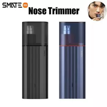 Xiaomi Smate Электрический мини-триммер для волос в носу Портативная машинка для стрижки волос в носу для мужчин IPX7 Waterporoof Профессиональная бритва для удаления волос на лице и бровях чёрный