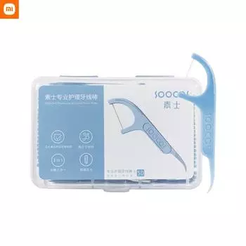 Xiaomi SOOCAS Dental Floss Flosser выбирает семейные портативные палочки для зубной нити