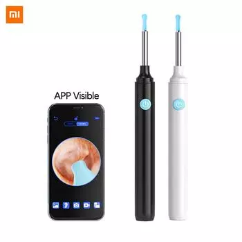 Xiaomi SUNUO Smart Visual Ear Picker Cleaner Беспроводной светящийся наушник с камерой HD Отоскоп Эндоскоп Средство для удаления ушной серы