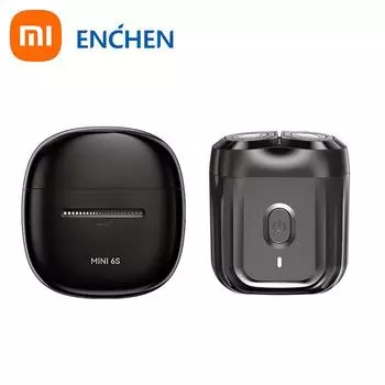 Xiaomi Триммер для бороды ENCHEN Mini 6/ Mini 6S Электробритва Карманная бритва Роторная магнитная головка Триммер для бороды Mini 6