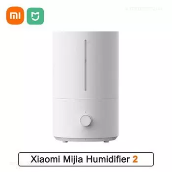 Xiaomi Увлажнитель воздуха Mijia Humidifier 2 300 мл/ч Увлажнение 4 л Большая емкость Создатель тумана Аромадиффузор Увлажнение Низкий уровень шума Бытовая техника