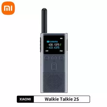 Xiaomi walkie-talkie 2S ультратонкая мини портативная гражданская мощная беспроводная портативная платформа для путешествий на большие расстояния