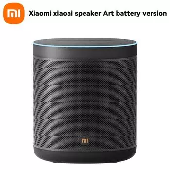 Xiaomi Xiaoai Speaker Art Battery Version Xiaoai Classmate Интеллектуальный динамик AI Будильник Длительный срок службы батареи Можно перемещать вместе с вами чёрный
