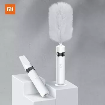 Xiaomi Youpin Бытовая электрическая тряпка с перьями, ручная выдвижная щетка для пыли, компьютерный автомобильный пылесборник, зарядка через USB