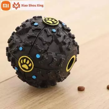 Xiaomi Youpin Сяо Шоу Син Собака Протекающая Еда Мяч Pet Мяч Кошка Игрушка Симпатичные Коренные Зубы Чистка Зубов