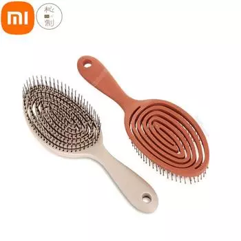 Xiaomi Youpin Xinzhi Расслабляющая эластичная массажная расческа Портативная щетка для волос Массажная щетка Волшебные щетки Расчески для головы