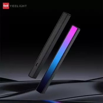 Xiaomi Youpin Yeelight RGB Strip Light 16 миллионов фантомных цветов Музыка Управление звуком Пикап Ритм Окружающая лампа для бара Автомобильная комната ТВ Игровое украшение чёрный