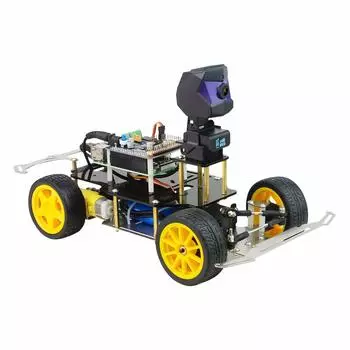 XiaoR Geek Donkey Car Starter Kit AI Robot Open Source DIY Автономная вождение Платформа для роботизированного автомобиля с использованием Raspberry Pi Robot Car Raspberry Pi (С участием