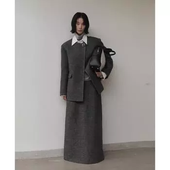 Xiaoxiangfeng овечья шерсть куртка женская зимняя стеганая утолщенная шерстяная куртка S