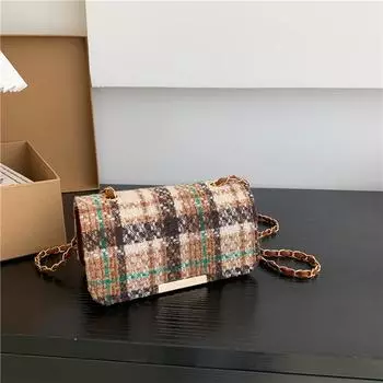 Xiaoxiangfeng маленькая женская сумка 2024 года, новая высококачественная сумка через плечо, универсальная сумка-мессенджер в иностранном стиле, маленькая квадратная сумка чёрный