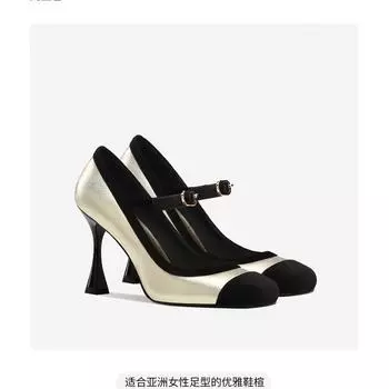 Xiaoxiangfeng высокие каблуки женские серебристые туфли Мэри Джейн, юбки на все времена года, кожаные туфли 8 см 35 золотой