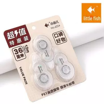 Xiaoyuer PET MUJI Защитная корректирующая лента для глаз - 36 м Набор канцелярских принадлежностей для студентов 3-pack