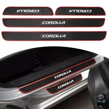 XIKER toyota corolla/corolla Sports/Corolla touring/corolla sedan 210 series эксклюзивная накладка на порог скрывает шрамы боковая подножка защита от ударов отделка из ПВХ