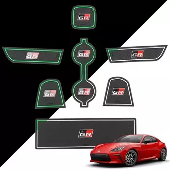 XIKER Toyota GR86 ZN8 series эксклюзивный резиновый коврик для салона, защитный резиновый коврик, индивидуальные детали салона, дверной карман, нескользящая подложка, подстаканник,