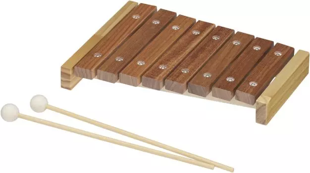 Ксилофон Zenon 8 нот ZX8K, сделано в Японии, с барабанными палочками