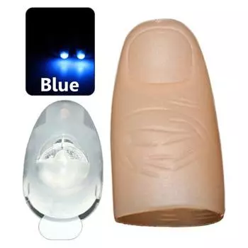 Ximuded 2шт супер яркий светодиодный реквизит для фокусов свет большие пальцы светящиеся лампы