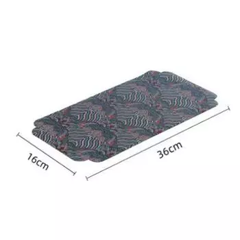 Xinchengwei Double-Sided Brocade Master Seat Zen Fabrics Dry Pour Seat Absorbent Tea Mat Minimalist Tea Mat Insulated Table Runner Yunhai tea mat 16*36cm (small size)