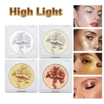 Xinnay 4 цвета вечерние ночной клуб ежедневный макияж 3D резной глянцевый осветляющий крем для лица 3D тени для носа восстанавливающая пудра