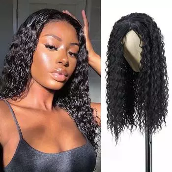 XINRAN Длинные афро кудрявые вьющиеся парики для чернокожих женщин Парик с глубокими волнами Косплей Мягкое термостойкое волокно Ежедневные парики 13, 15, 26, 30 дюймов