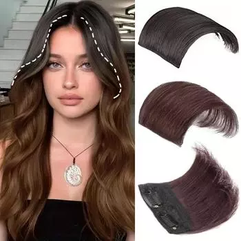 XINRAN Синтетические прямые накладные пряди для волос, невидимые накладные пряди для наращивания волос, добавляющие объем волосам для женщин, ежедневное использование 10cm