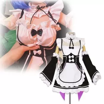 xinXbabe Кукольная одежда 80 см Кукольная одежда Кукольная одежда Горничная Кукольная одежда Размер груди 50 см Комплект кукольной одежды Rem 1/2 1/2 (Кубок G)