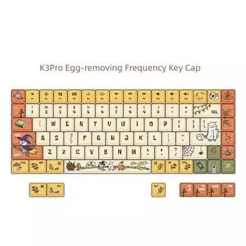 Xinyu Max Милая шапка Выдра Prokeychron Серия Trick-Or-Treating Применимый ключ K3 Ось Выдра Крестообразный Короткий Picture Color
