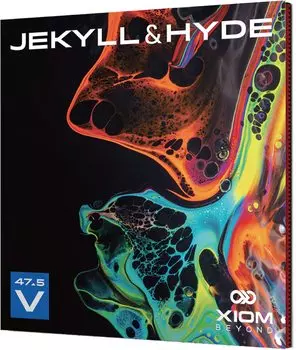 XIOM Накладка для настольного тенниса красная 11131 Jekyll/Hyde V47.5 (РД) 2,1 красный