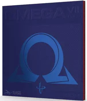 XIOM Накладной теннисный мяч с мягкой спинкой Omega 7 Euro Red 10171 2.0 красный